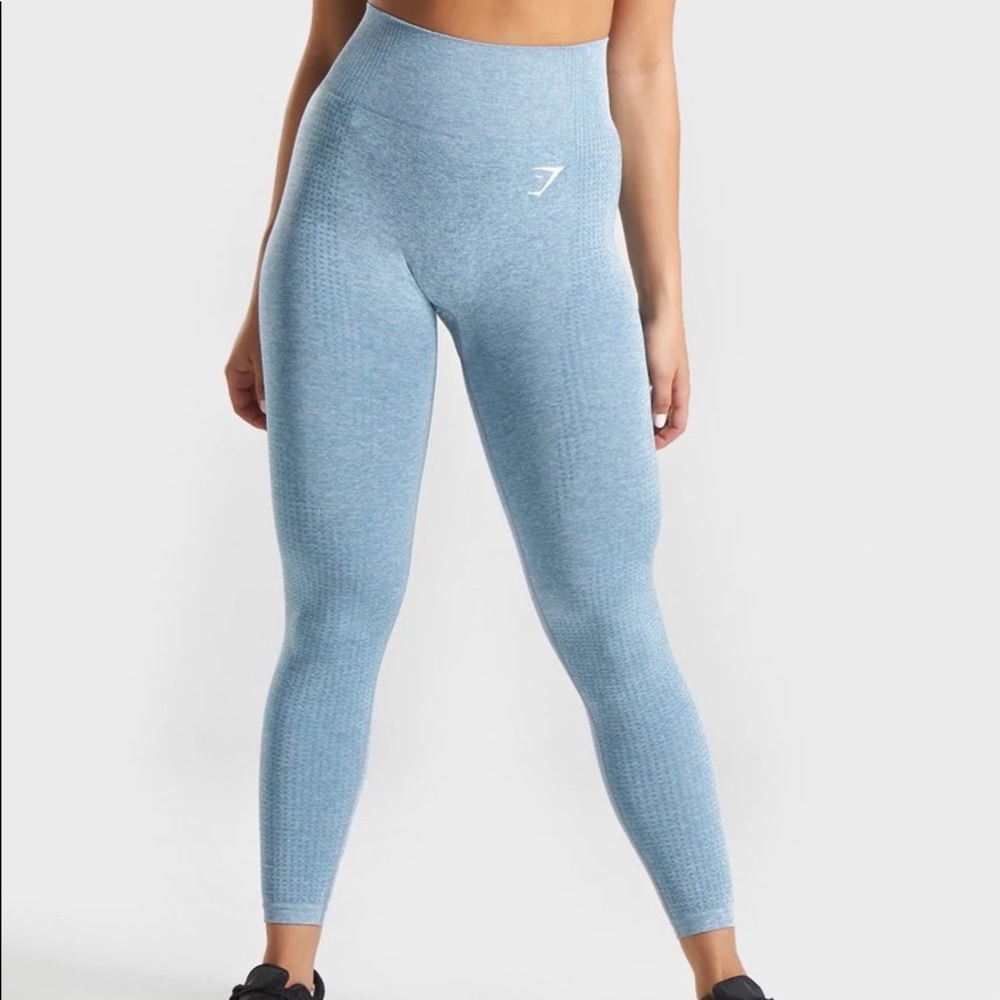 Gymshark Vital Seamless Leggings - Teal Marl